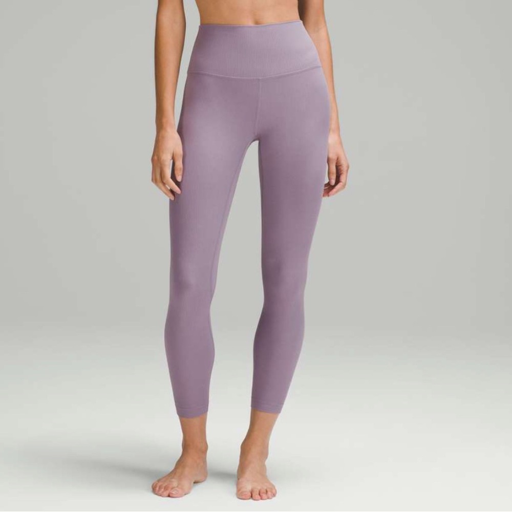 lululemon Align Ribbed High Rise Pant 25" inseam - Size 12